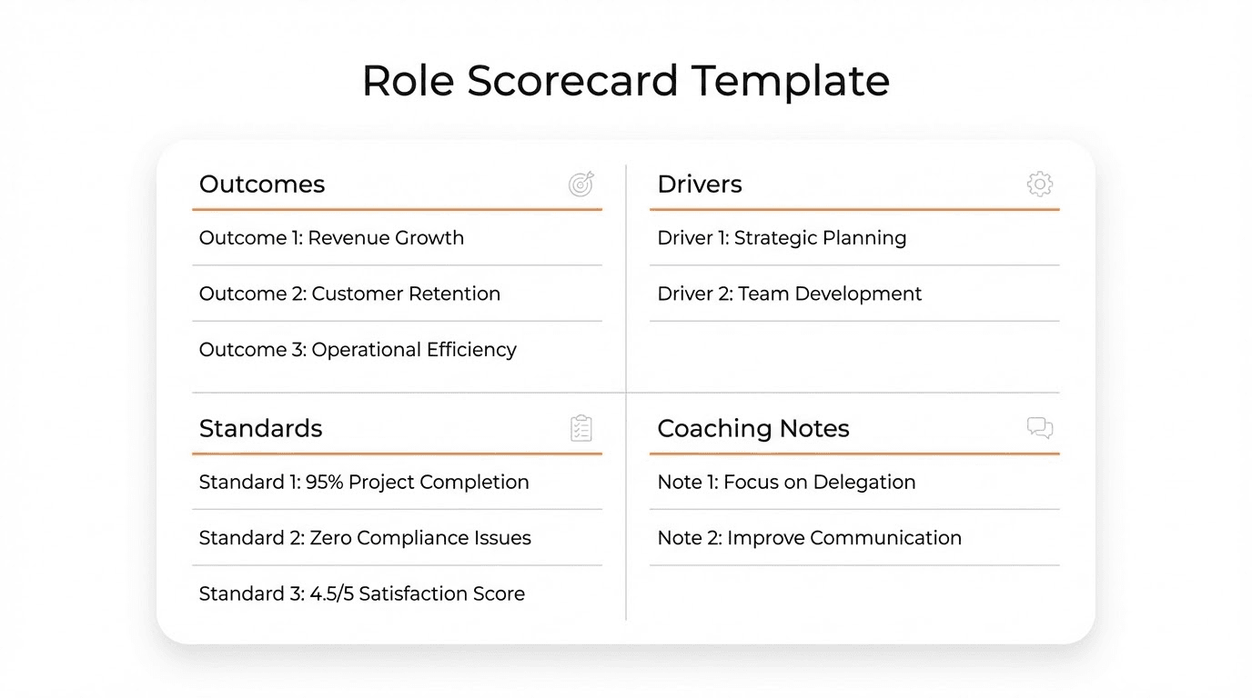 Role Scorecards (KRA/KPI done right)